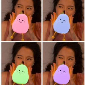 Pear Rechargeable Silicone Night Lamp | Birthday Gift - Image 6