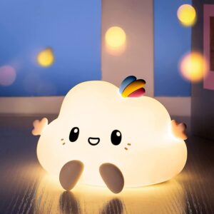 Cloud Rechargeable Silicone Night Lamp - Image 1
