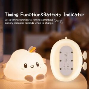 Cloud Rechargeable Silicone Night Lamp - Image 4