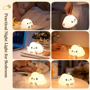 Cloud Rechargeable Silicone Night Lamp - Image 2