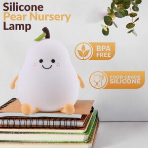 Pear Rechargeable Silicone Night Lamp | Birthday Gift - Image 7