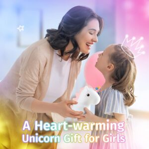 Cute Unicorn Night Light Rechargeable LED Silicone Lamp - Image 2